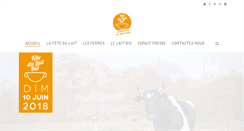 Desktop Screenshot of fete-du-lait-bio.fr