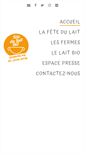 Mobile Screenshot of fete-du-lait-bio.fr